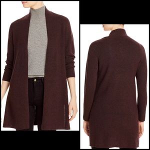 Eileen Fisher Woman Brown 100% Superfine Merino Wool Cardigan Sweater